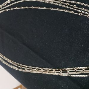 Vintage Celebrity N.Y. Silver Tone Necklace